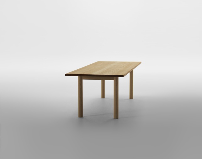 マルニ木工(maruni) ダイニングテーブルD90（ウッドレッグ）のメイン写真