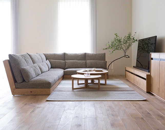 ヒラシマ(HIRASHIMA) Corner Sofaの写真