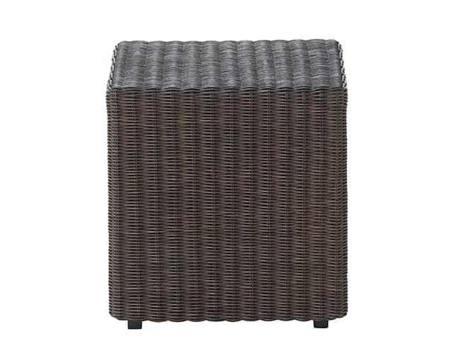 a.flat(エーフラット) Cube stool & table (rattan)の写真