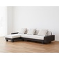 a.flat KEI low sofa v01 couch set(rattan)の写真