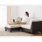 a.flat RAN compact sofa ottoman (rattan)の写真