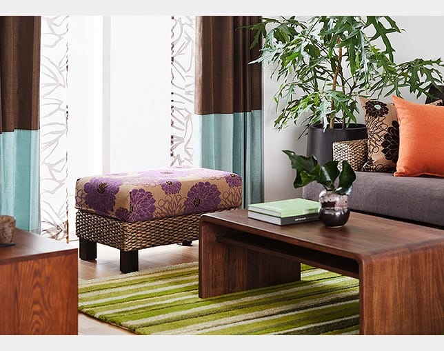 a.flat(エーフラット) SHIN sofa ottoman (hyacinth)の写真
