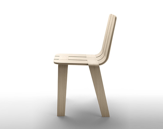 アルキ(ALKI) Chair in oak - seat and back in oakのメイン写真