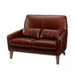unico FRAYE leather sofa 2 seaterの写真