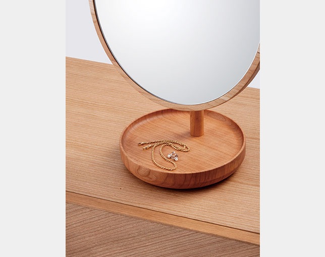BENCA(ベンカ) ANEMONE Dresser desk+Vanity mirrorの写真