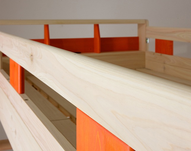 KOTOKA(コトカ) 厳選上小節ヒノキ材 二段ベッド のメイン写真