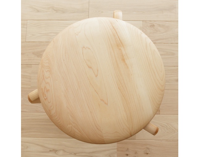 伝統工芸 LISCIO スタックスツール（wood）メープルのメイン写真