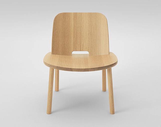 マルニ木工(maruni) ラウンジチェア(肘無)の写真