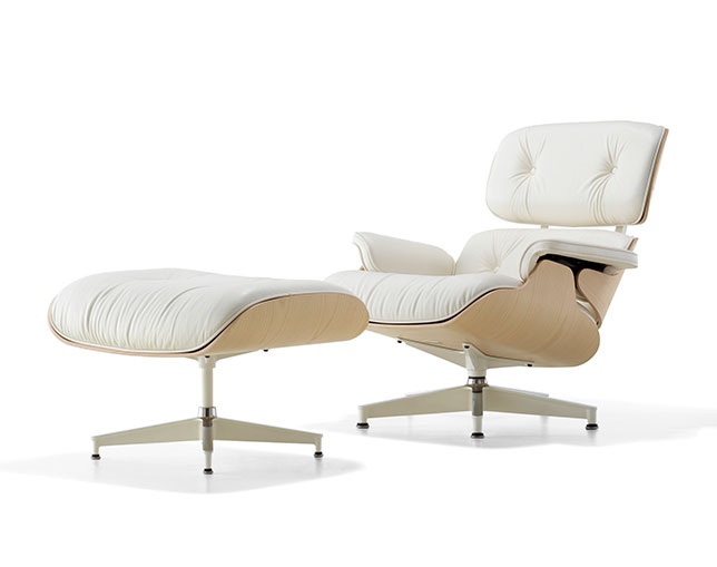 ハーマンミラー(Herman Miller) Eames Lounge Chair and Ottoman ホワイトモデルのメイン写真