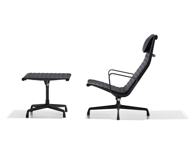 ハーマンミラー(Herman Miller) Eames Aluminum Group Lounge Chair ヘッドレスト・チルト機構付の写真