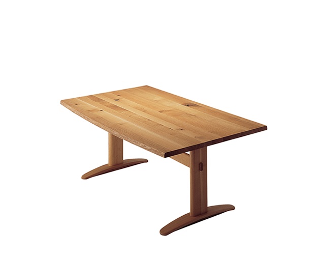 HIDA（飛騨産業株式会社） テーブル(片側R形天板)の写真