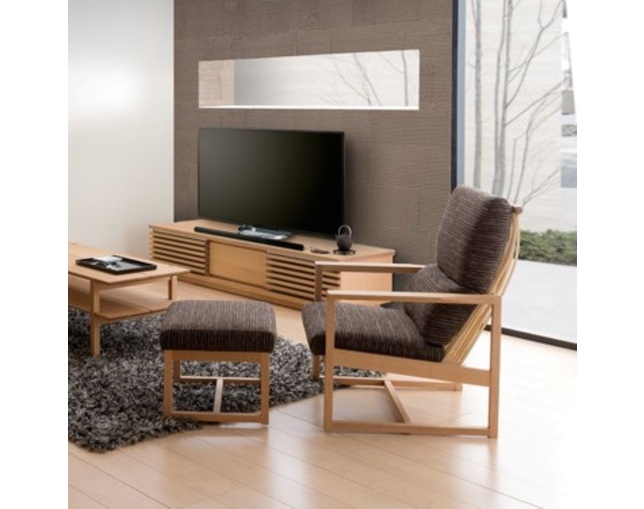 柏木工(KASHIWA) 月華オットマンの写真