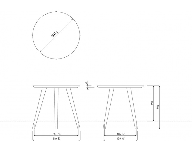 柏木工(KASHIWA) サイドテーブルの写真