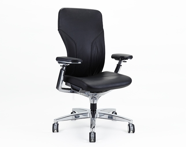 オールスチール(Allsteel) Acuity 革張り オフィスチェアの写真