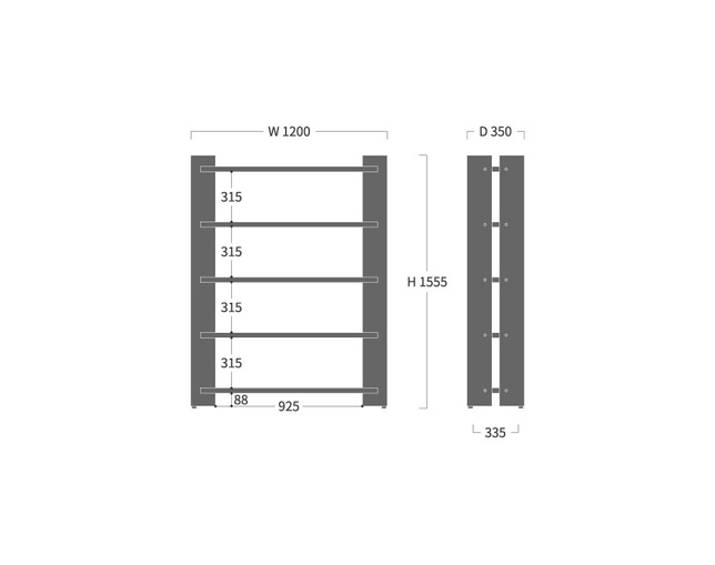 シラカワ(shirakawa) オープンシェルフの写真