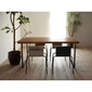 広松木工 ガラ スチールレッグテーブルの写真