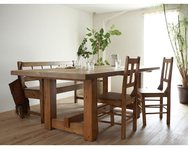 広松木工(広松) ガラ ダイニングテーブル 210の写真