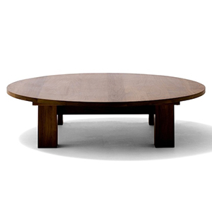 美品♡ちゃぶ台　和モダン 楽天市場】ウォールナット無垢材の木製ちゃぶ台 90cm丸