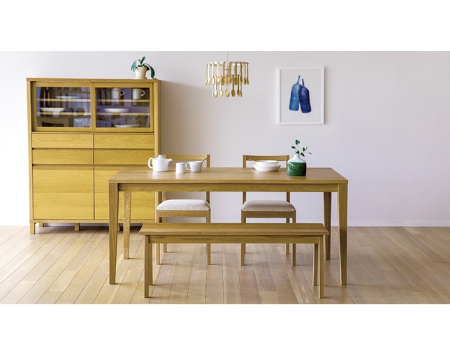 高野木工(TAKANO MOKKOU/タカノ モッコウ) 木製ダイニングテーブルの写真