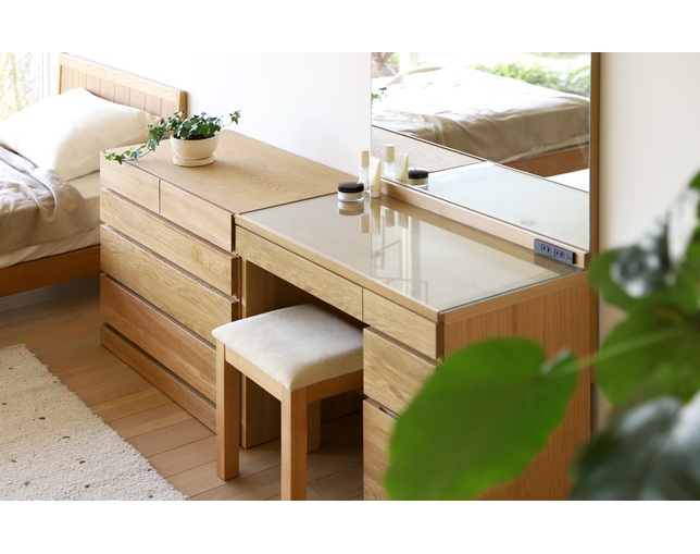 高野木工(TAKANO MOKKOU/タカノ モッコウ) 木製ドレッサーの写真