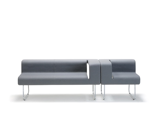 E&Y(イーアンドワイ) ONE-SIDE SOFA one seatの写真