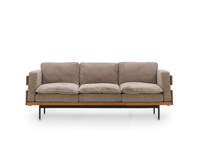 モモナチュラル(MOMO natural) FOB SOFA / BOX TOP WIDE 3Pの写真