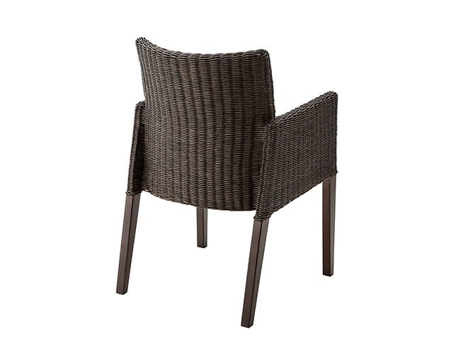 a.flat(エーフラット) MOON dining arm chair (rattan)の写真
