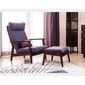 a.flat Wood lounge chair ottomanの写真
