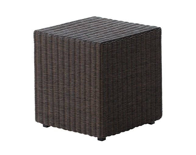 a.flat(エーフラット) Cube stool & table (rattan)のメイン写真