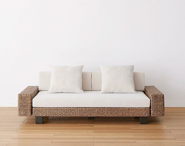 a.flat(エーフラット) KEI low sofa (hyacinth)の写真