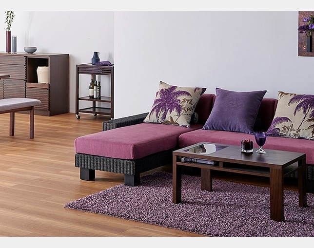 a.flat(エーフラット) KEI low sofa v01 couch set(rattan)のメイン写真