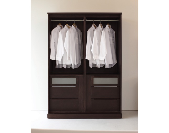 藤原木工(フジワラファニチャー) NEWYORKER-jp スライドワードローブ 135の写真