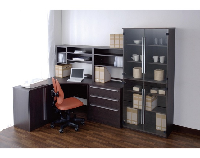 小島工芸 C1D-コーナーデスク右ウッディホワイトの写真