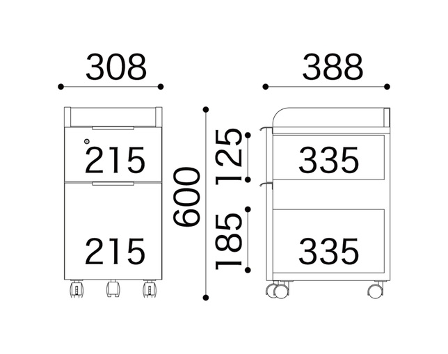 小島工芸 JD-ワゴンCウォールモカの写真