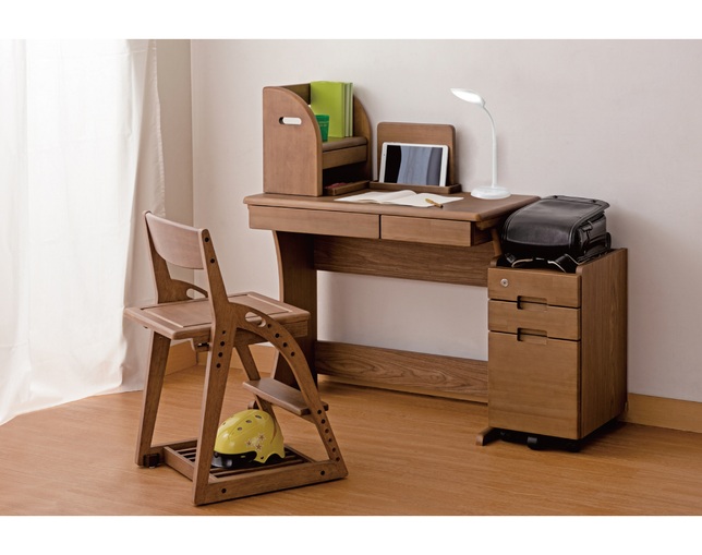 小島工芸 90ポライトワゴン付チェリーナチュラルの写真