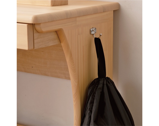 小島工芸 90ポライトワゴン付チェリーナチュラルの写真