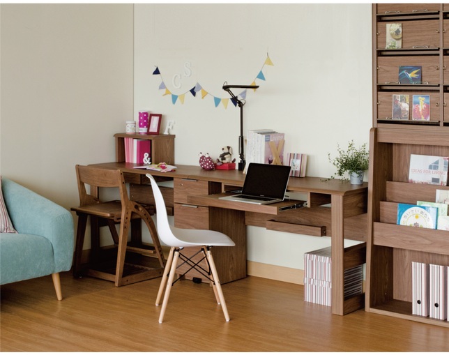 小島工芸 JD100×50デスクウッディホワイトの写真