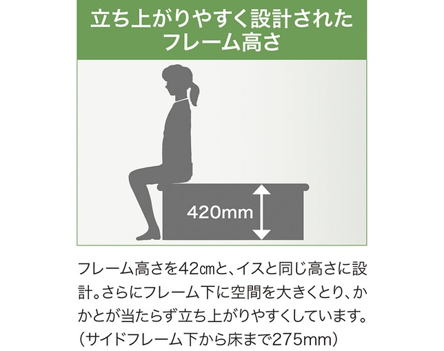 フランスベッド(FRANCEBED) タタミーノ　エルダー03の写真