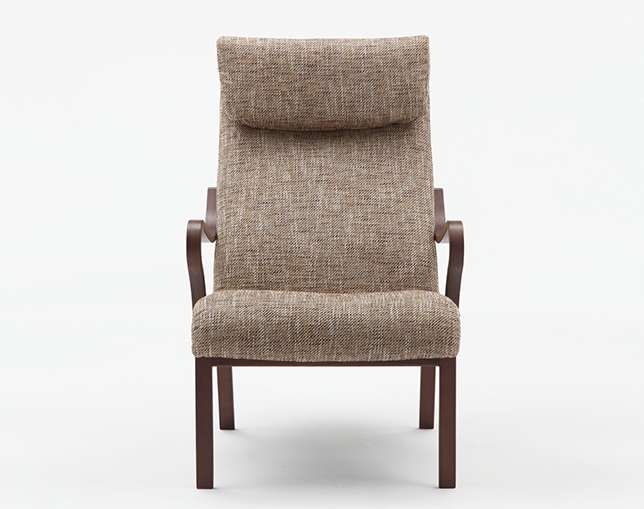 FUJI FURNITURE(フジファニチア) ラウンジチェア L08480Aの写真