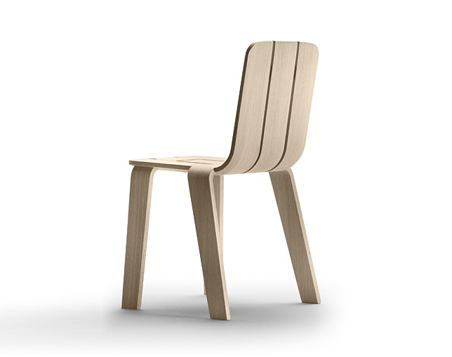 アルキ(ALKI) Chair in oak - seat and back in oakの写真