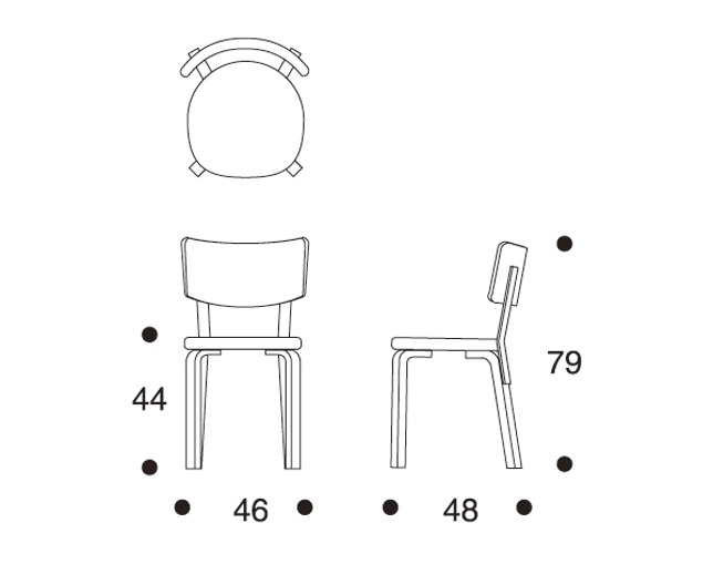 アルテック(Artek) CHAIR 63の写真