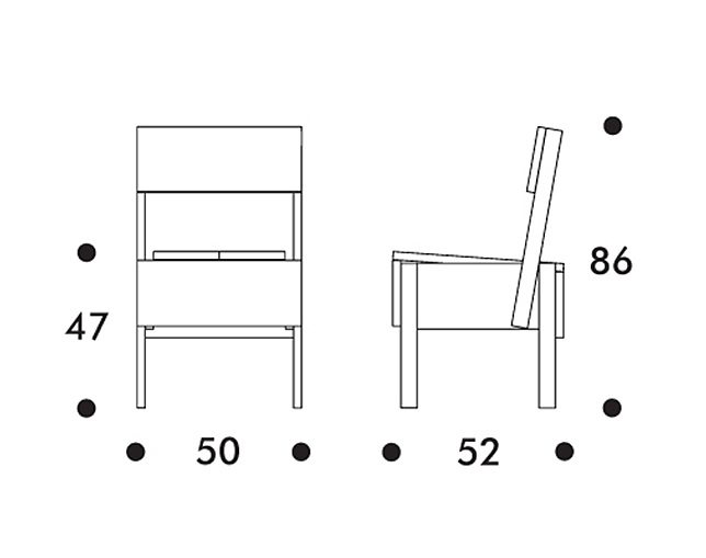 アルテック(Artek) SEDIA 1 CHAIRのメイン写真