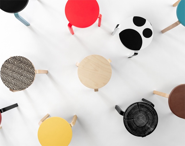 アルテック(Artek) STOOL 60 パイミオ カラーの写真