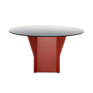 赤いガラスダイニングテーブル【イタリア生産】 ガラス製のダイニングテーブル(イタリア)11件[タブルーム]