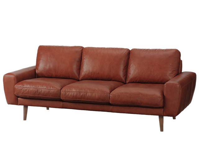 MOLN leather sofa 3 seater(モルン レザー ソファ 3 シーター)/MOLN ...