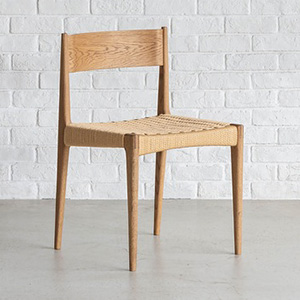 NOR バックスチェア（ASH-BR/IC-LGY） アトムチェア [ASH-LBR/IC-LGY