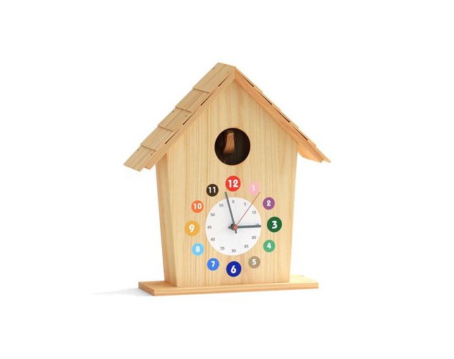 キシル(XYL) カッコー時計 ヒノキの家 (カラー)のメイン写真