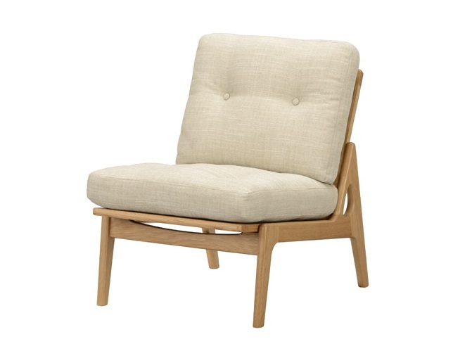 MARUNI60(マルニ60) リビングチェア アームレス (ナチュラル)の写真