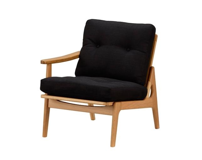 MARUNI60(マルニ60) リビングチェア シングルアーム 右 (ナチュラル)の写真