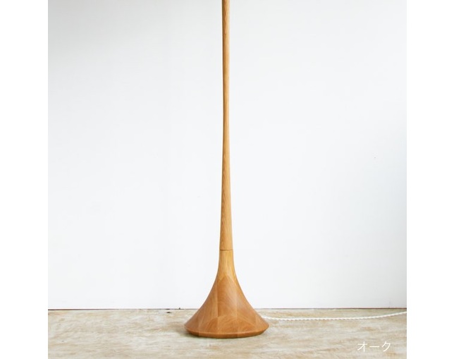 グリニッチ(greeniche) Floor Lamp oak (ecru)の写真